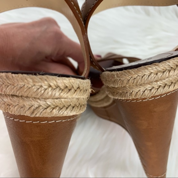Christian Louboutin Almeria Brown Espadrille Sandals Sz 39 - Picture 8 of 15